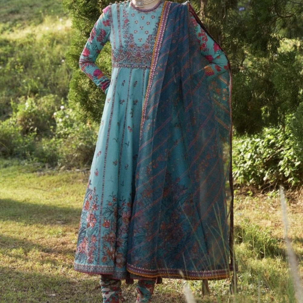 Hussain Rehar Designer Dress - Picture 8 of 9